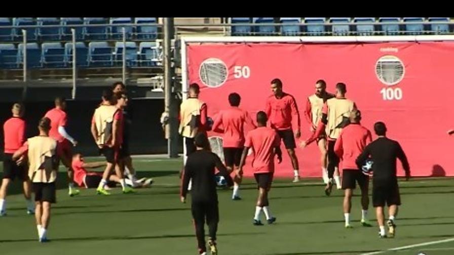 Allenamento calcio Real Madrid nazionali Allenamento calcio Real Madrid nazionali